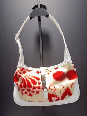 Gucci *RARE* Small Jackie 1961 Printed Canvas Handbag~w/COA